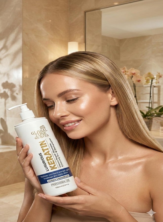 Nexify india Global Zone Series Keratin Repair Shampoo and Conditioner Set, 1000ml Each, for Extremely Dry and Damaged Hair, Sulphate and Paraben Free - Image 5