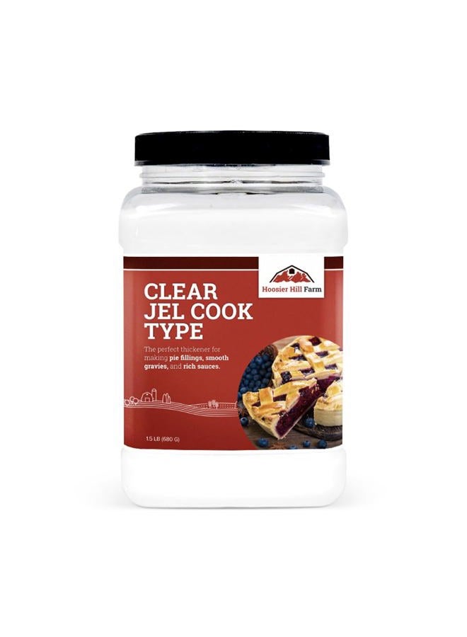 Hoosier Hill Farm Clear Jel Thickener (Cook-Type), 1.5LB (Pack of 1) - Image 1