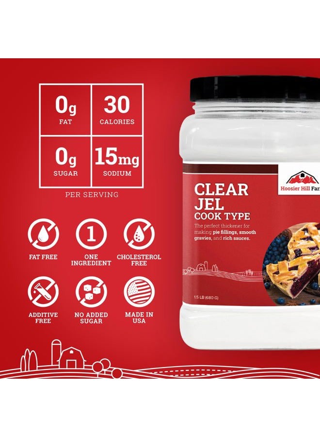 Hoosier Hill Farm Clear Jel Thickener (Cook-Type), 1.5LB (Pack of 1) - Image 3