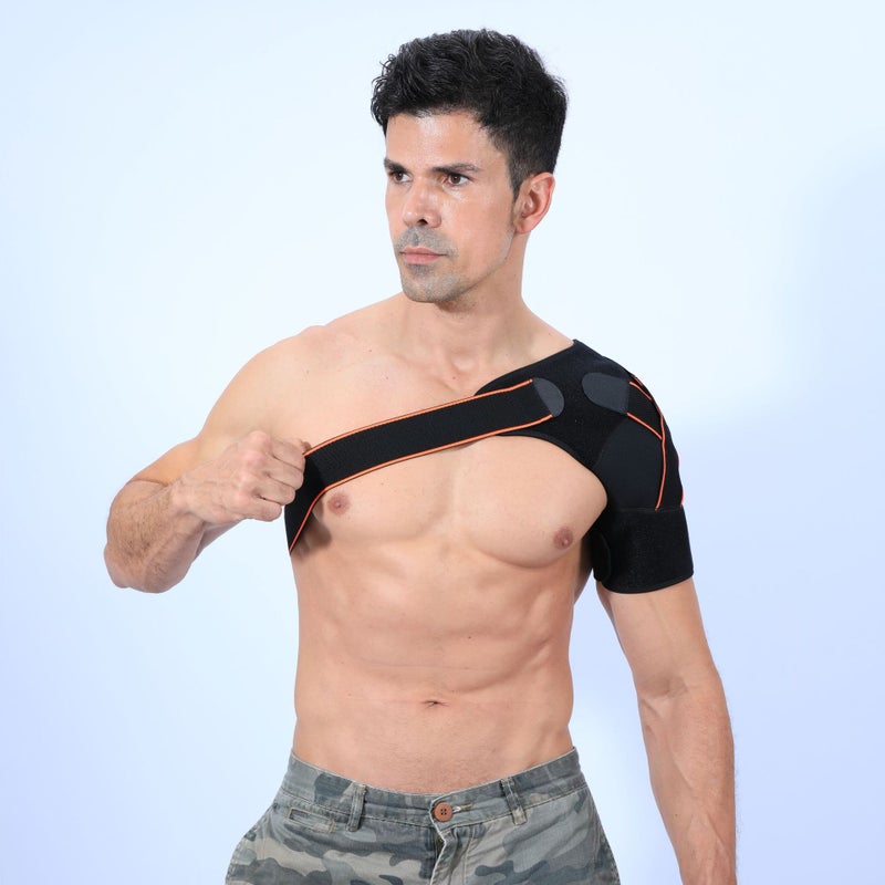 Adjustable Strap Sports Shoulder Pads For Men And Women, Suitable For Both Left And Right Shoulders, Shockproof And Breathable, Available For Dropshipping - Image 4