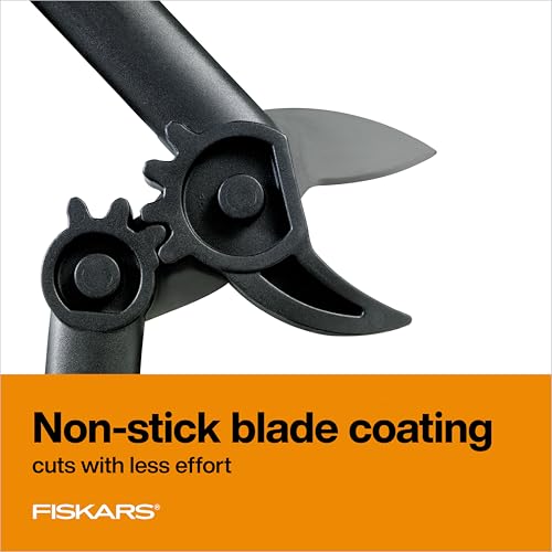 Fiskars 15-Inch PowerGear Loppers, Sharp Steel Blade Bush and Tree Trimmer, Cuts up to 1.25-Inch Diameter Branches, Rust Resistant and Lightweight Pruner, Yard Tools for Gardening - Image 3