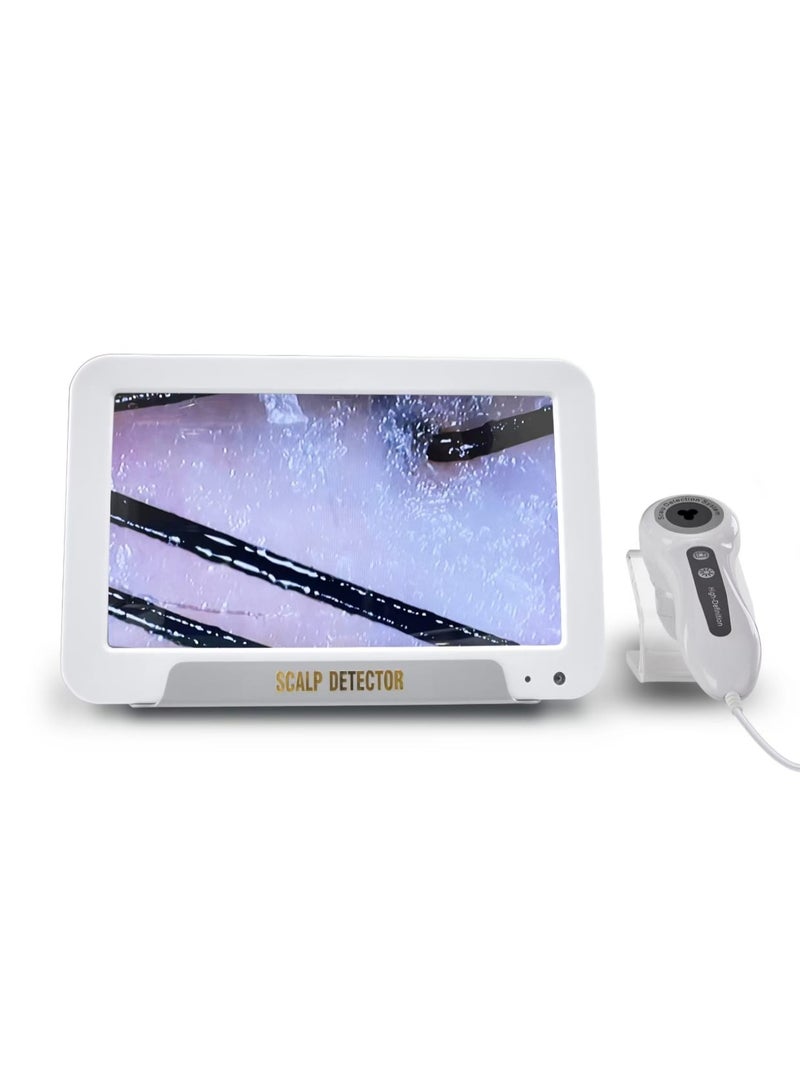 Scalp Detector with Monitor, Hair Analysis System, Digital Display Screen Diagnosis MultiFunctional Hair Follicle Skin Analyser - Image 1