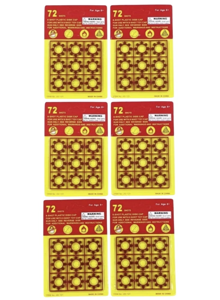 toy caps From 6 Boxes Each Box 72  - Image 1