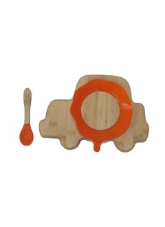 Car Plate With Spoon And Silicone Suction - Orange - pzsku/Z21EFDC43E4FD75A99961Z/45/_/1695645330/a762040e-9ad7-4dce-a61f-0402827a1ef6