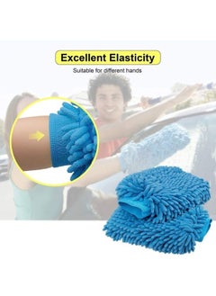 EasyLife 2 Pieces Microfiber Gloves for Car Washing  - Image 3