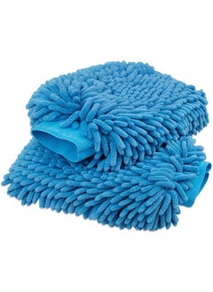 EasyLife 2 Pieces Microfiber Gloves for Car Washing  - Image 1