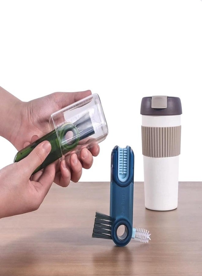 SKYTONE 3 in 1 Cup Lid Gap Cleaning Brush Set, Multifunctional Insulation Bottle Cleaning Tools, Mutipurpose Tiny Silicone Cup Holder Cleaner, Home Kitchen Cleaning Tools (2) - Image 2