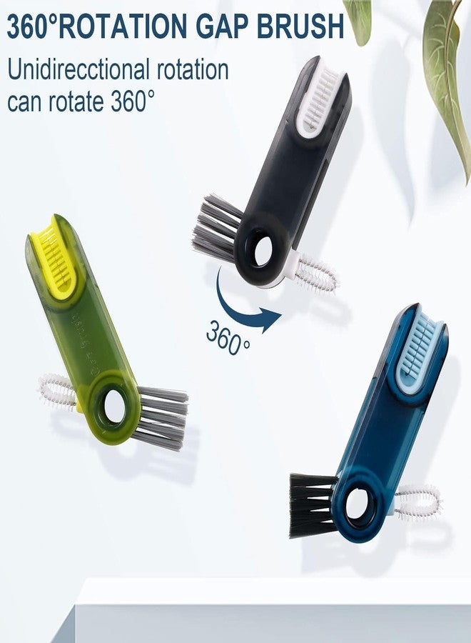 SKYTONE 3 in 1 Cup Lid Gap Cleaning Brush Set, Multifunctional Insulation Bottle Cleaning Tools, Mutipurpose Tiny Silicone Cup Holder Cleaner, Home Kitchen Cleaning Tools (2) - Image 3