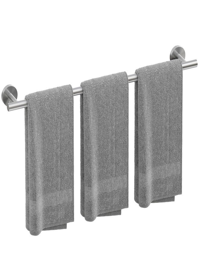 IOQ Brushed Nickel Towel Bar, 30 Inch Towel Rack for Bathroom Wall-Mounted, SUS304 Stainless Steel, Total Length 32 Inch - Image 1