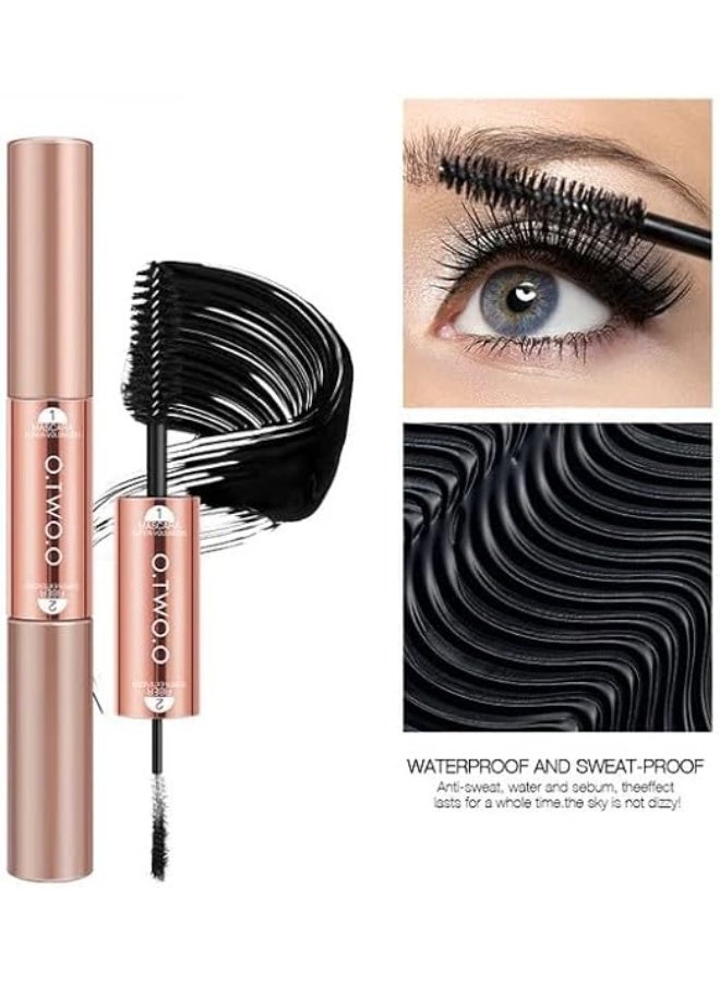 OTWOO O.TWO.O Miracle 2 in 1 Mascara – Lengthening & Volumizing Double Brush - Image 2