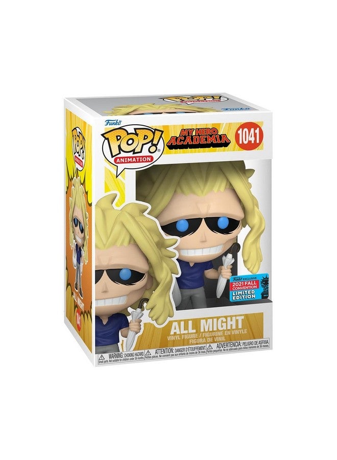 Funko فنكو بوب! أنيميشن: أكاديمية بطلي (MHA) - أول مايت مع حقيبة ومظلة - أكاديمية بطلي و 2 - تمثال فينيل قابل للجمع - فكرة هدية - منتجات رسمية - لمحبي الأنمي - Image 1