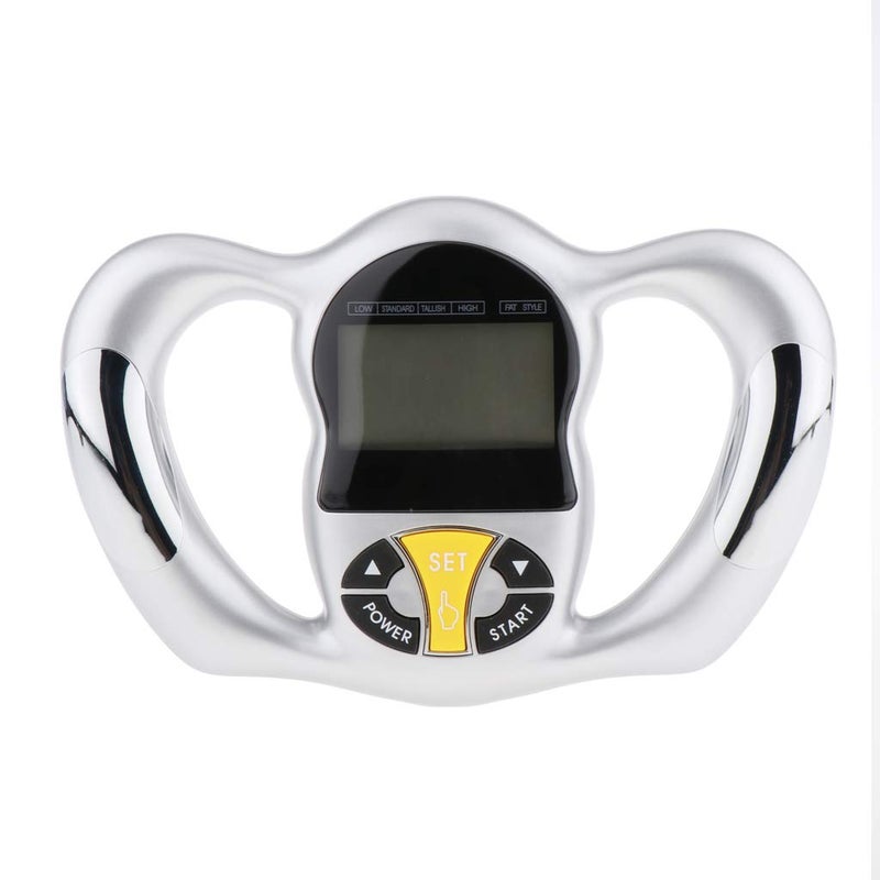 wowobjects ® Hand Held Body Mass Index Bmi Health Fat Analyzer Monitor for Men Women | 1x Body Mass Index Health Fat Analyzer Monitor - Image 1