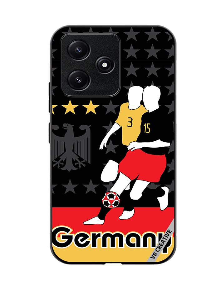VR CREATIVE Protective Case Cover For Xiaomi Poco M6 Pro 5G Germany Football Soccer Players Design Multicolour - Image 1