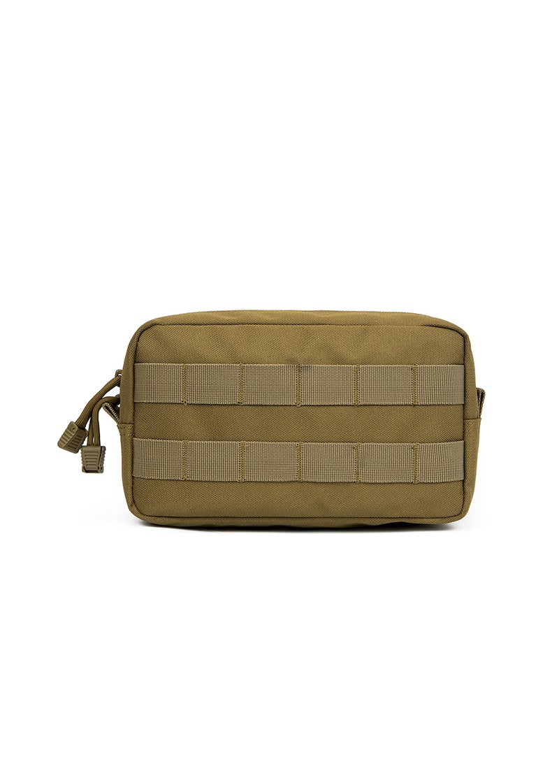 Generic Outdoor Nylon Tactical Waist Bag Waterproof Wear-Resistant Camping Mini Tool Bag Multifunctional Tactical Vest Hanging Wholesale Khaki 