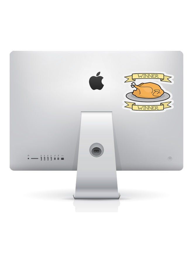 RKN Pubg Minimal Chicken Dinner Vinyl Sticker 4.5inch - Image 2
