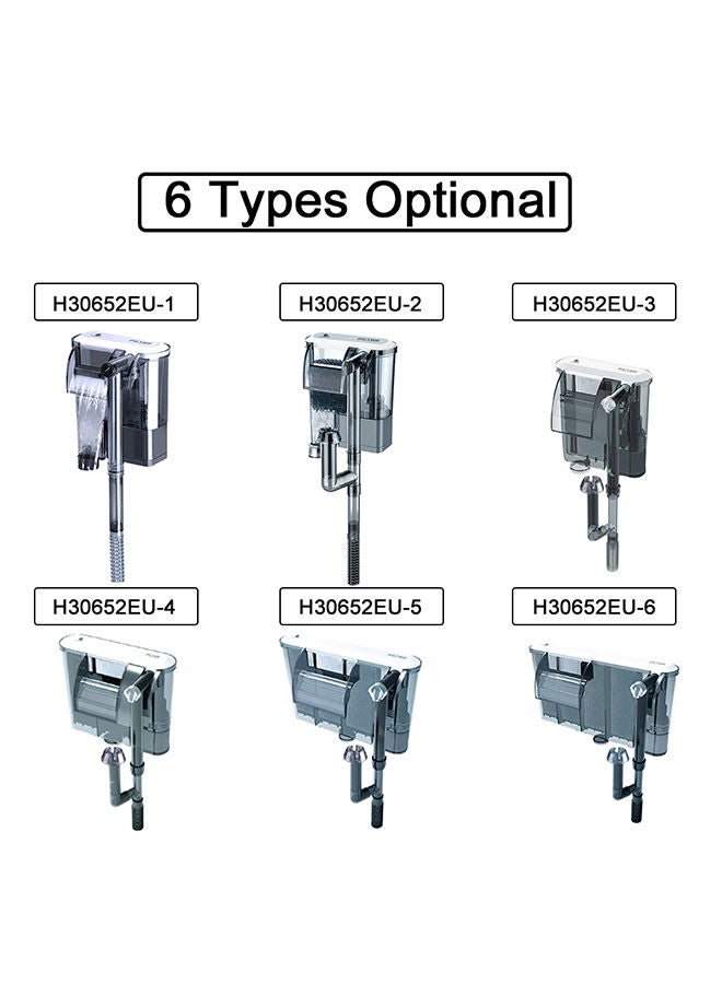 Loquat External Fish Tank Aquarium Filter Grey 30x17x10cm - Image 3