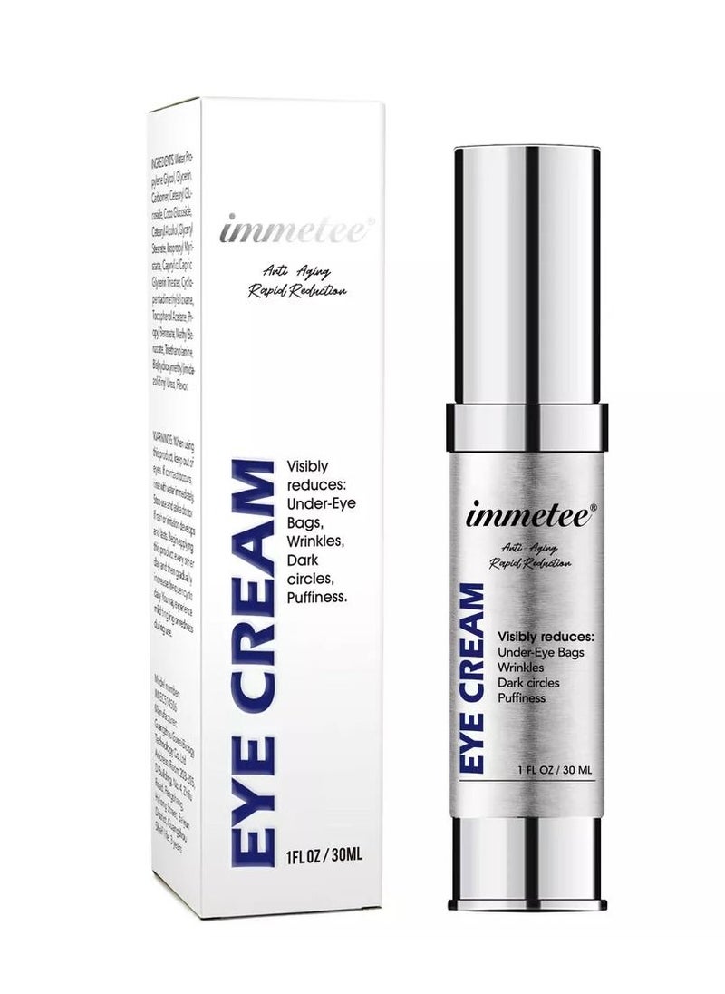 Immetee Eye Cream Dark Circle Remover & Puffy Eyes Bags Under Eyes Anti - Aging Eye Cream Women Eye Wrinkle Remover for Women 30ml  - Image 1