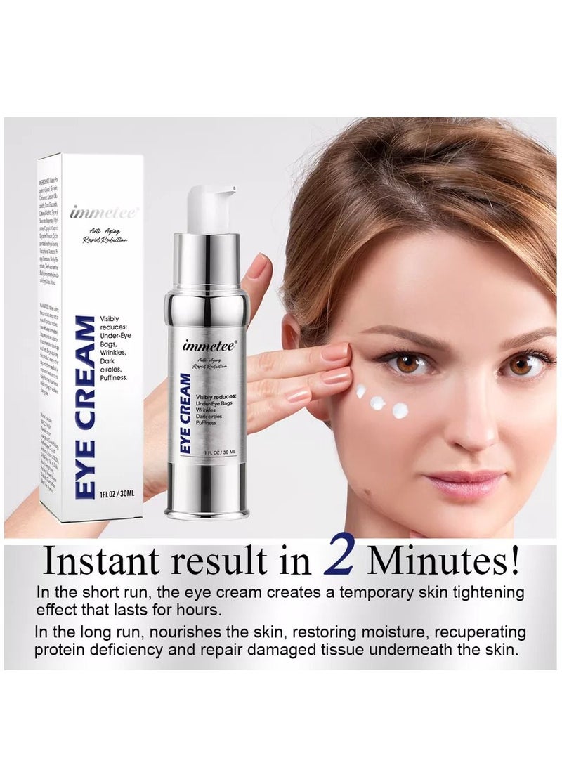 Immetee Eye Cream Dark Circle Remover & Puffy Eyes Bags Under Eyes Anti - Aging Eye Cream Women Eye Wrinkle Remover for Women 30ml  - Image 2