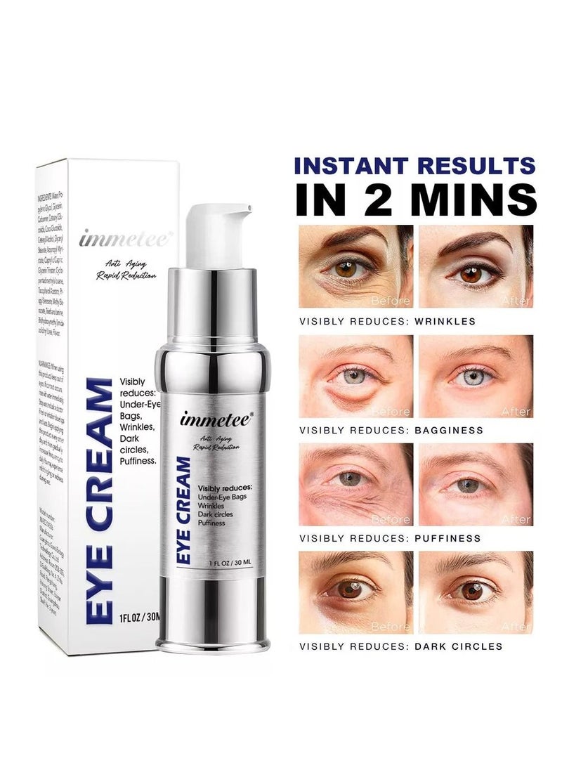 Immetee Eye Cream Dark Circle Remover & Puffy Eyes Bags Under Eyes Anti - Aging Eye Cream Women Eye Wrinkle Remover for Women 30ml  - Image 4