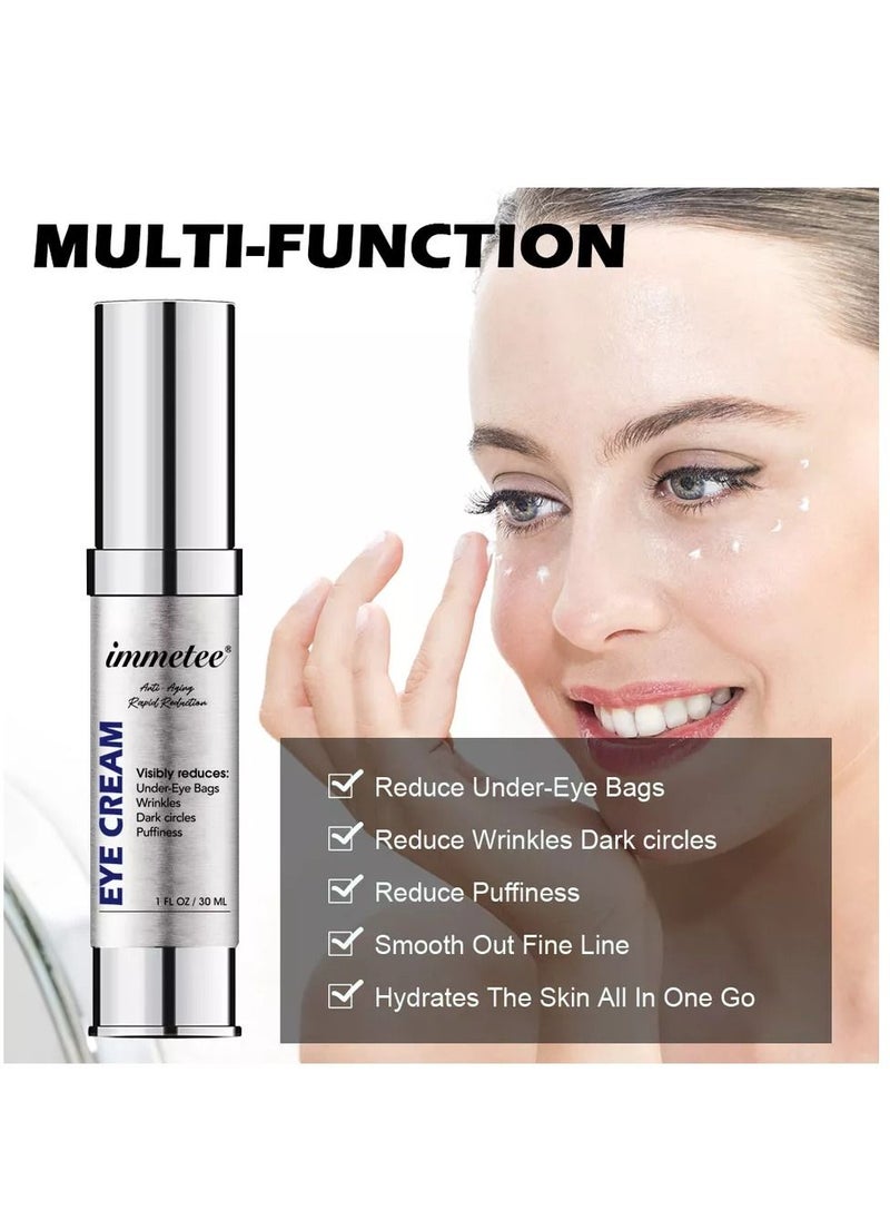 Immetee Eye Cream Dark Circle Remover & Puffy Eyes Bags Under Eyes Anti - Aging Eye Cream Women Eye Wrinkle Remover for Women 30ml  - Image 3