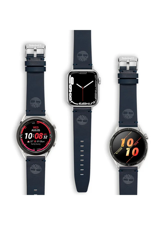 تمبرلاند Universal Replacement Leather Strap For Men And Women Compatible With Apple Watch Series 3-9, SE (38-40-41), Samsung, Huawei Or Quartz Watch With Lug Width Of 20mm