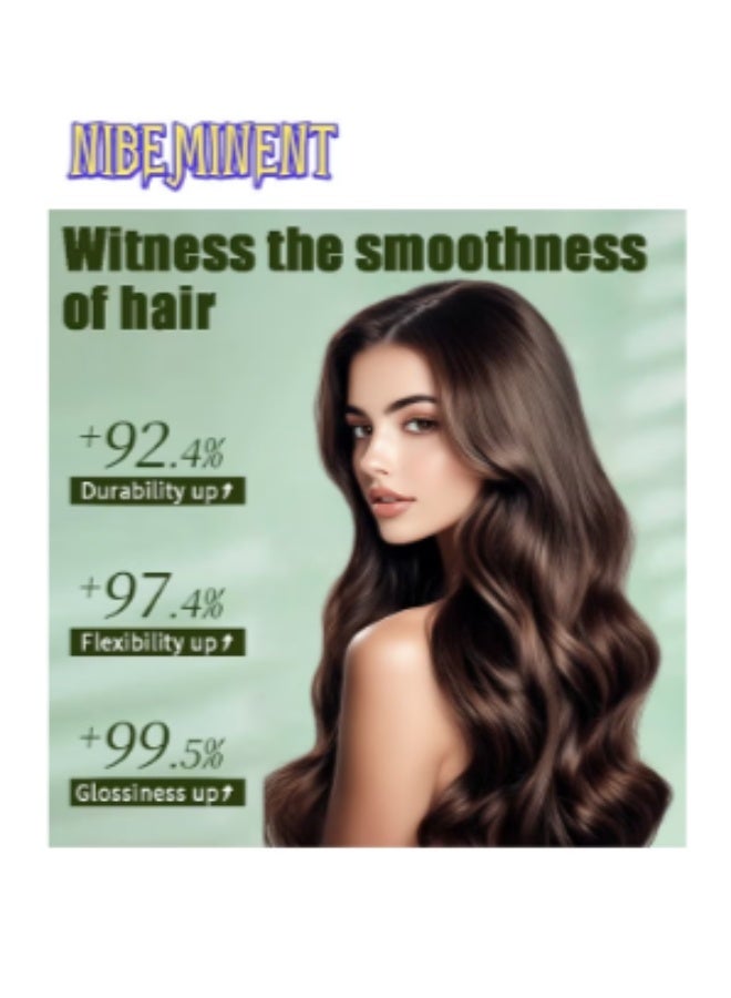 NIBEMINENT 120G Platycladus Orientalis & Usman Grass Shampoo Bar, Enriched with Ginseng, Platycladus Orientalis & Herbal Extracts, Gently Cleanses Hair, Hydrates & Moisturizes, Controls Oil, Lightweight & Non-Greasy, Suitable for All Hair Types, Christmas Gift - Image 2