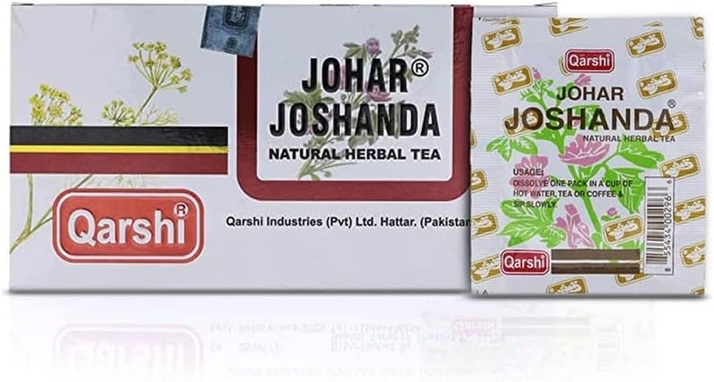 Qarshi Johar Joshanda Classic 5g (Pack of 30) - Instant Herbal Tea for Soothing Relief and Immunity Support - Image 1