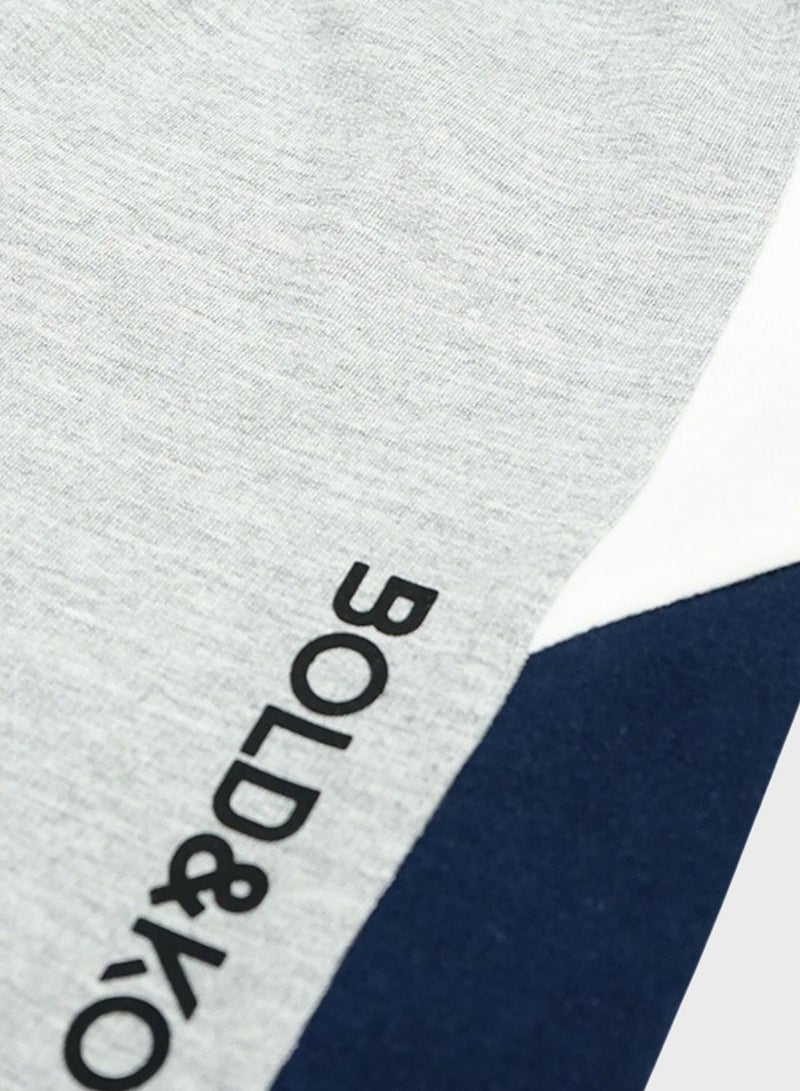 BOLD&KO Kids Logo Print Shorts - Image 2