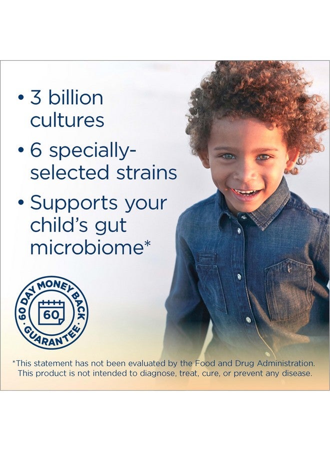 Renew Life Kids Probiotic Gummies, Supports Digestive & Immune Health, Prebiotics & Probiotics, Raspberry, 30 Gummies - Image 4
