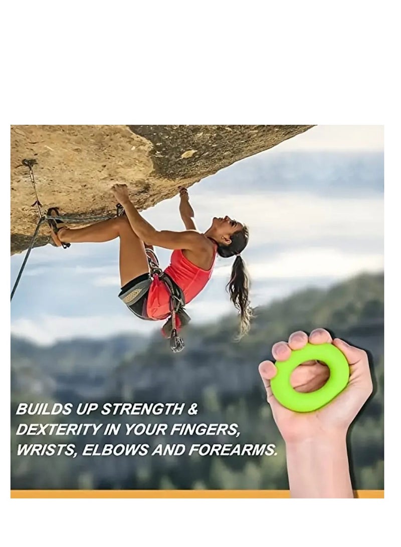 Spall 3-Piece Grip Strength Trainer Set – Adjustable Hand Grip Exerciser, Finger Stretcher, and Ring Strengthener for Hand, Finger, and Forearm Workout – Ideal for Athletes, Musicians, and Rehabilitation - Image 3