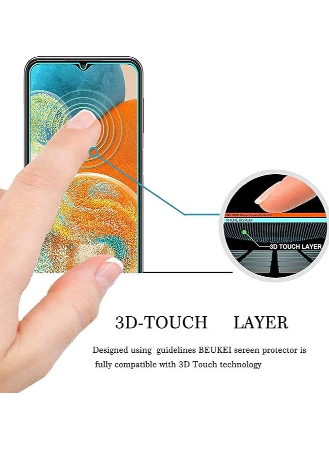 2 Pack Screen Protector Tempered Glass for itel A50，Case Friendly [Hardness][High definition Anti Scratch ] Compatible with itel A50 Screen Protector - Image 3