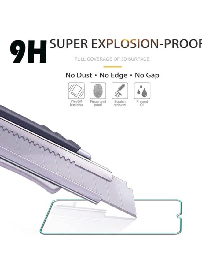 2 Pack Screen Protector Tempered Glass for itel A50，Case Friendly [Hardness][High definition Anti Scratch ] Compatible with itel A50 Screen Protector - Image 4