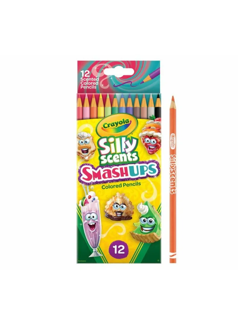 كرايولا 12 Ct Silly Scents Smash Ups Colored Pencils