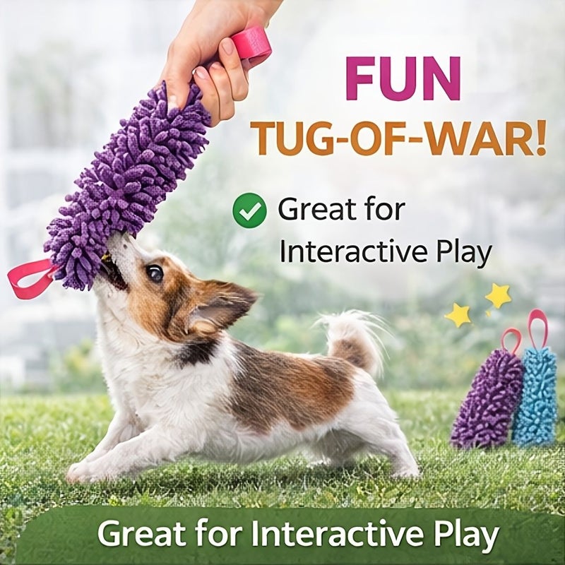 Blue Handcrafted Double Handle Dog Training Float Toy for Outdoor Interactive Tug of War Agility Water Play - Image 1
