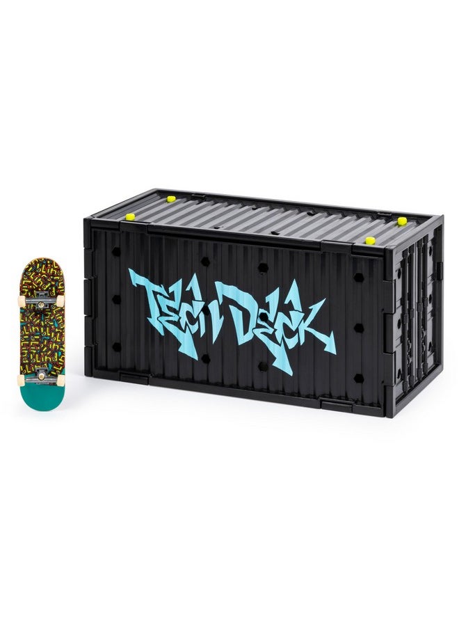 تيك ديك حديقة التزلج Sk8 Container Pro Modular Skatepark المتحولة مع لوحة أصابع حصرية للأطفال للأعمار من 6 سنوات فما فوق (قد تختلف الأنماط)  - Image 2