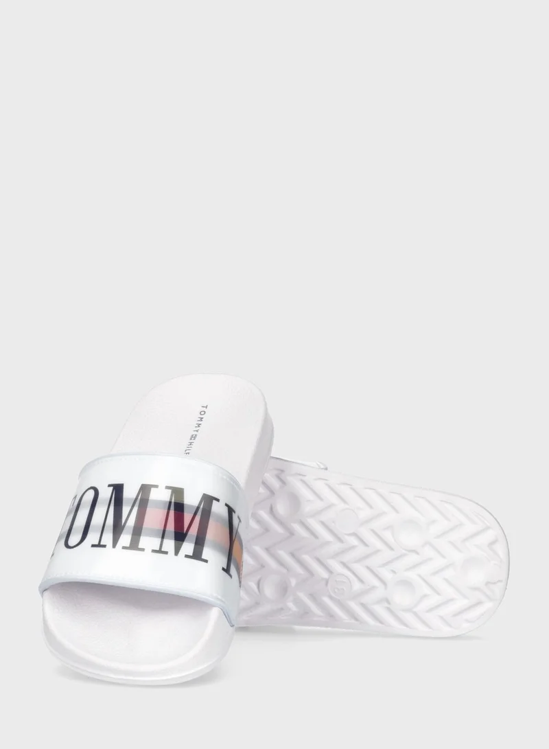 TOMMY HILFIGER Kids Slip On Slides