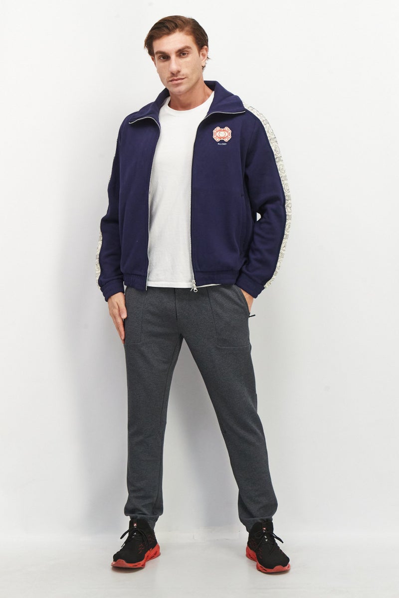 Puma x Palomo Men Sportswear Fit Long Sleeves Training Jacket, Navy Blue - Image 4