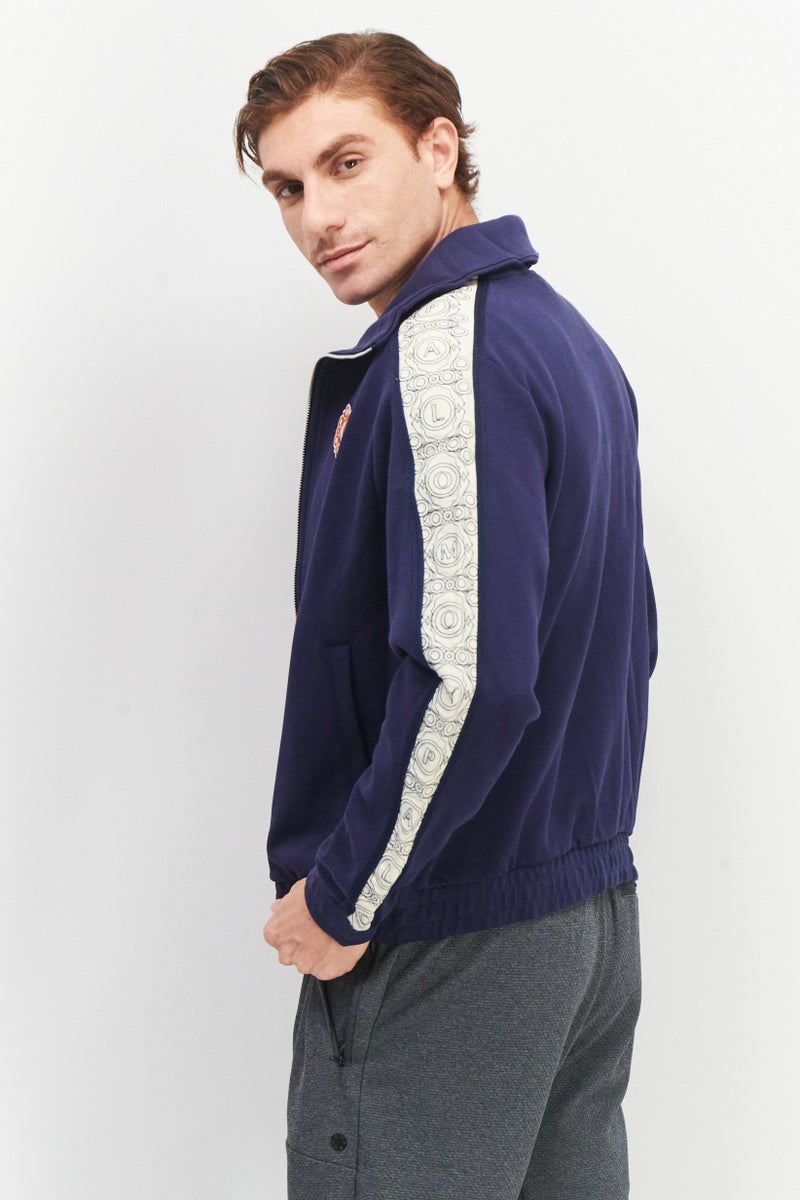 Puma x Palomo Men Sportswear Fit Long Sleeves Training Jacket, Navy Blue - Image 3