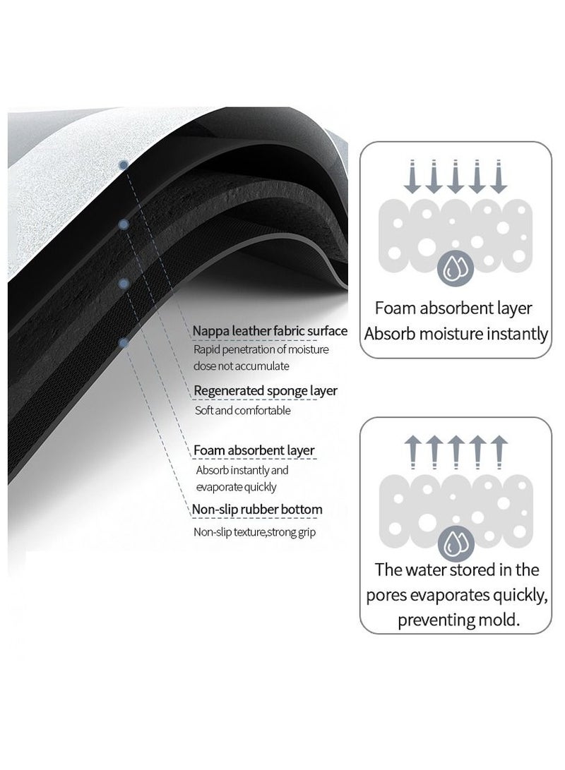 Super absorbent soft non-slip quick drying floor Bath Tub Mat - Image 2