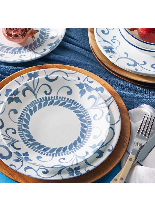 Corelle طقم أدوات مائدة كلاسيكي مقاوم للتشقق من كوريل 12 قطعة، أرتيميس 1X12 - Image 4