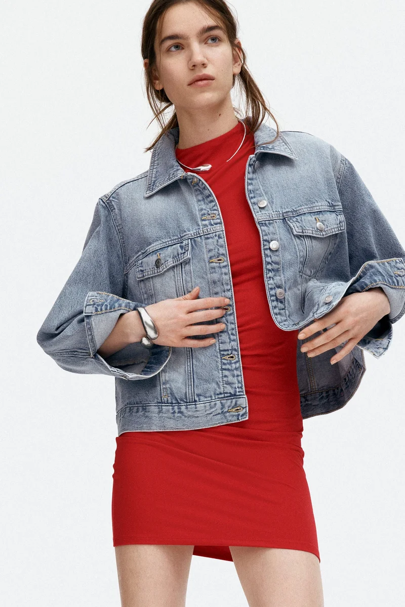 H&M Draped bodycon dress