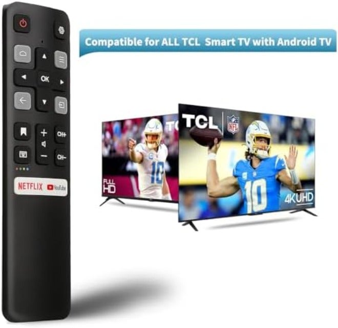LOUTOC Replacement Remote Control Only for All TCL TV, Compatible for All TCL Android 4K UHD Smart TV(Without Voice  Command) - Image 4