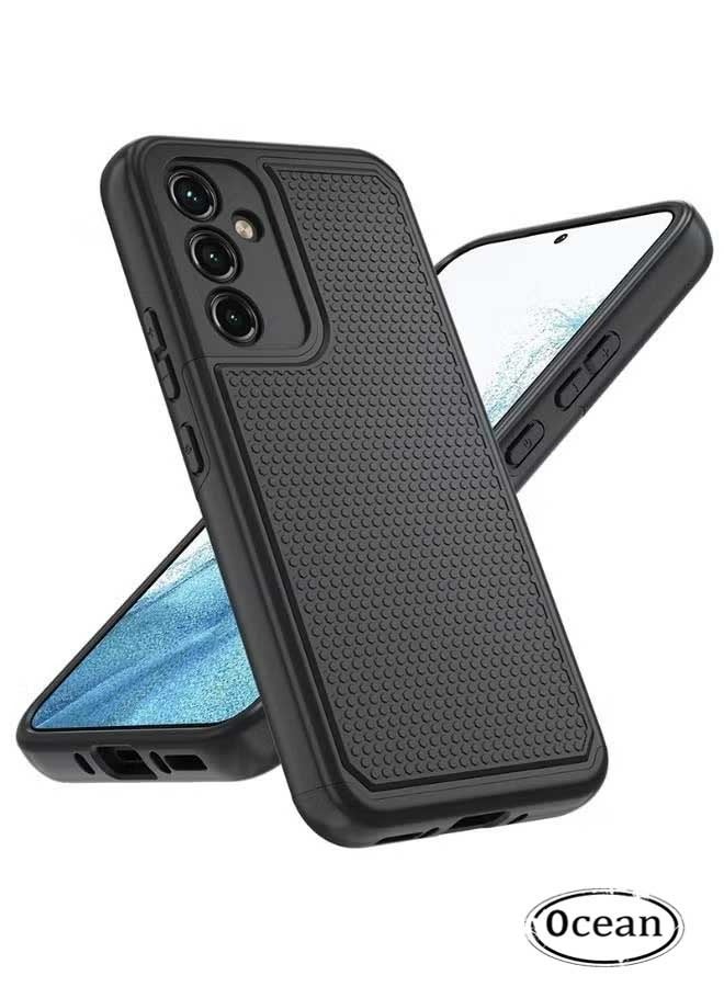 جي أس سامسونج جالاكسي A54 5G حالة الهاتف ، طبقة مزدوجة سيليكون حالة واقية تماما للصدمات ، قوي ودائم حالة الهاتف المحمول الثقيلة ، لينة رقيقة جدا antiskid الملمس مرة أخرى ، سامسونج جالاكسي A5 4 5G حالة - أسو - Image 1