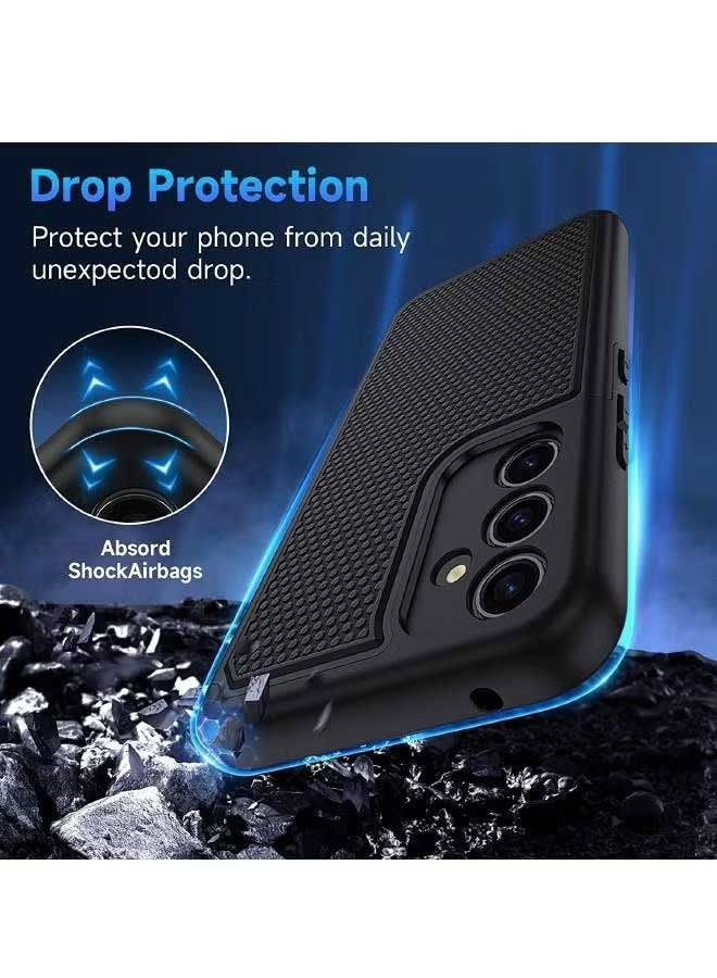 جي أس سامسونج جالاكسي A54 5G حالة الهاتف ، طبقة مزدوجة سيليكون حالة واقية تماما للصدمات ، قوي ودائم حالة الهاتف المحمول الثقيلة ، لينة رقيقة جدا antiskid الملمس مرة أخرى ، سامسونج جالاكسي A5 4 5G حالة - أسو - Image 5