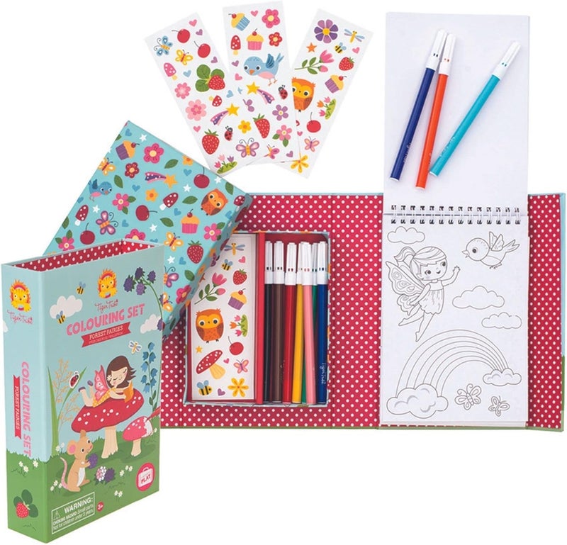 Tiger Tribe Forest Fairies Colouring Set - Image 5