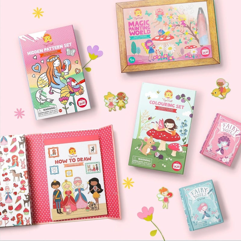 Tiger Tribe Forest Fairies Colouring Set - Image 2