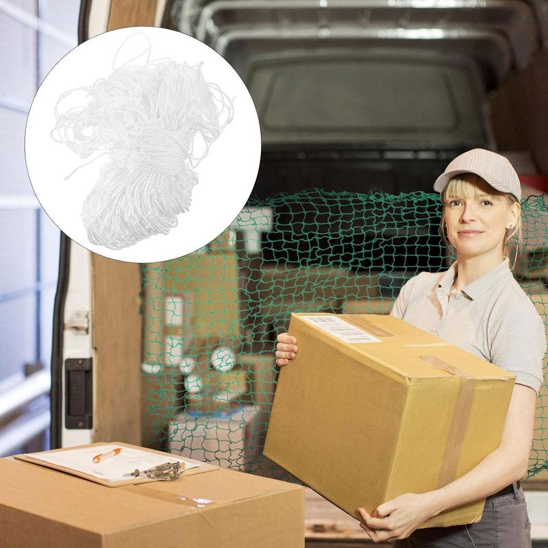 شبكة شحن عالية الجودة وعالمية الاستخدام، بسماكة شبكة 10 سم، لحماية باب خلف مقطورة الشاحنة، ومناسبة لشبكات الأمتعة للسيارات الرياضية وتمديدات المقطورات. - Image 5