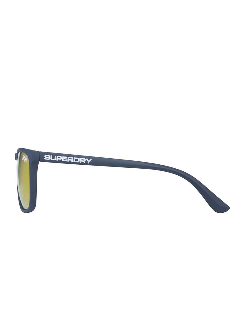 Superdry - SHOCKWAVE Full-Rim Rectangular UV Protection Sunglasses - Red - Image 1