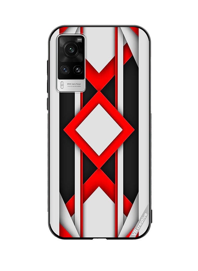 VR CREATIVE Protective Case Cover For Vivo X60 Pro Abstract Design Multicolour - Image 1