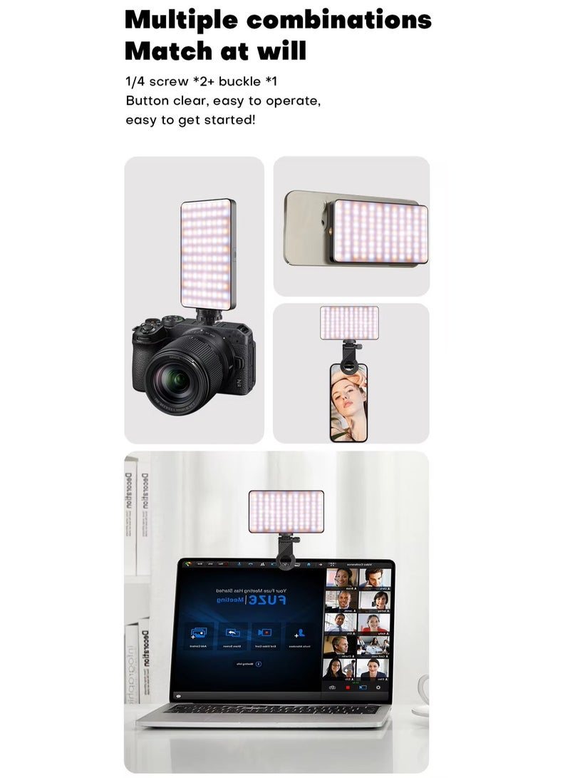 DUSALA Tri Color Temperature LUZ DE Mobile Camera Universal LED Light M21 for Videography and Photography - Image 3